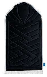 سجادة صلاة كلاسيك اسود داكن