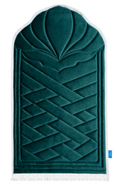 سجادة صلاة كلاسيك أخضر ملكي