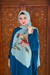 طقم صلاة (سجادة + إسدال + طرحة) - كحلي