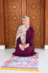 Prayer Set (Rug + Isdal + Scarf) - Navy