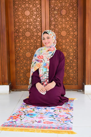 طقم صلاة (سجادة + إسدال + طرحة)